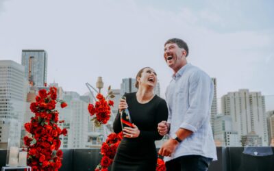 Aiden & Georgia’s Romantic Red Rose Proposal