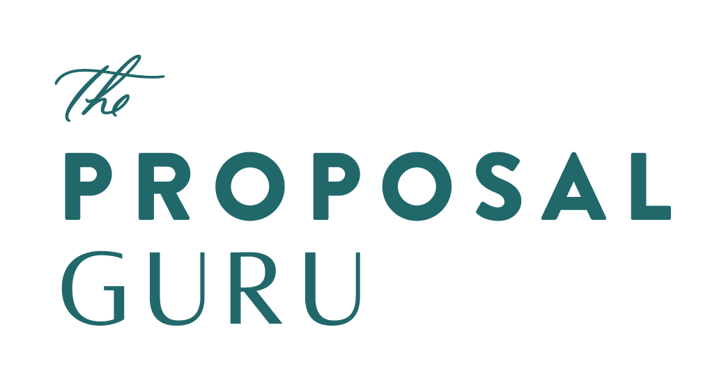 The proposal guru logo in green